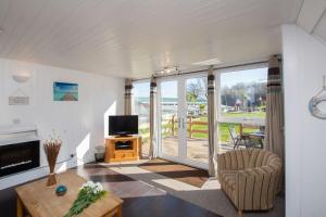 Posezení v ubytování Chalet Eightytwo