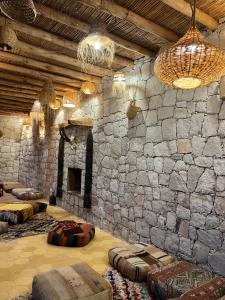 Posezení v ubytování KASBAH LA DAME BIJA