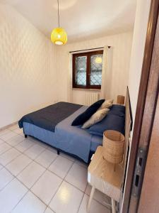 Postel nebo postele na pokoji v ubytování Villa Lidia