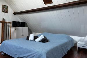 Postel nebo postele na pokoji v ubytování AP 40 - "Le Nancy" vue mer