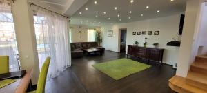 A seating area at Ferienhaus Judit