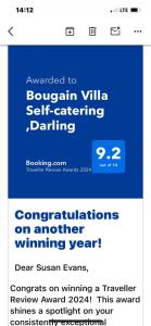 Gallery image of Bougain Villa Self-catering ,Darling in Darling
