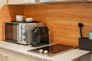 Kuchyňa alebo kuchynka v ubytovaní Serviced Apartments Josefstadt City