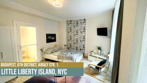 Posteľ alebo postele v izbe v ubytovaní Little Americas New York Central Apartments + 37 fotografií