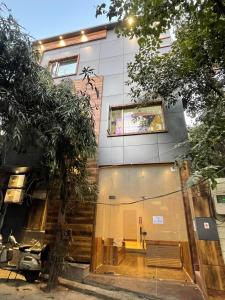 a house with the front entrance of it at Hotel Jk Residency- 4 min walk from Golden Temple in Amritsar