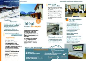 una captura de pantalla de un folleto para una empresa inmobiliaria en Le Domaine d'Arignac - La grande maison, en Arignac