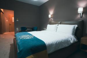 Postel nebo postele na pokoji v ubytování Hotel Eder