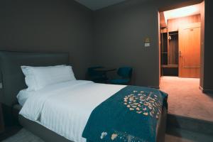 Postel nebo postele na pokoji v ubytování Hotel Eder