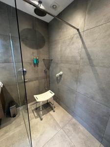 Koupelna v ubytování B&B Borgersteeg