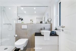 Koupelna v ubytování Ferienwohnung Engelsnest, App 9 Emmelsbüll + 12 fotografií