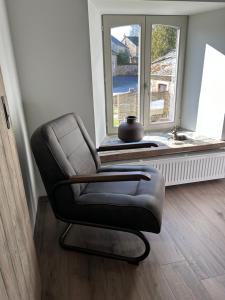 Posezení v ubytování B&B Le Nid d'Hirondelle