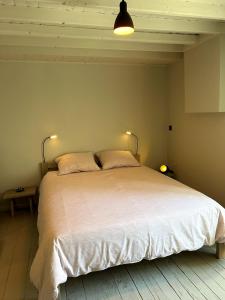 Postel nebo postele na pokoji v ubytování B&B Le Nid d'Hirondelle