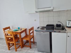 Kuchyň nebo kuchyňský kout v ubytování VILLA VRACHOS Preveza
