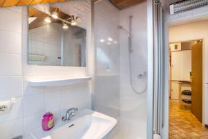 Koupelna v ubytování Aixpress Apartment