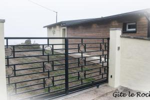 Uma varanda ou terraço em Gîte Le Rocher