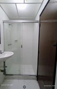 Koupelna v ubytování Hotel Medellin Kapital