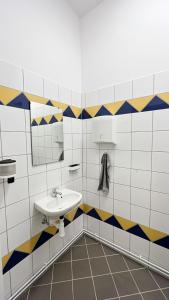 Kúpeľňa v ubytovaní Ferienhaus Alegria