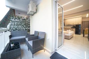 Kuchyň nebo kuchyňský kout v ubytování Elite Suite Loutraki