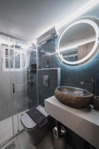 Koupelna v ubytování Elite Suite Loutraki