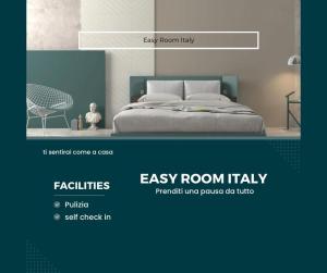 a bedroom with a bed and a room with a roomigil at Spazio Prestige in Milan