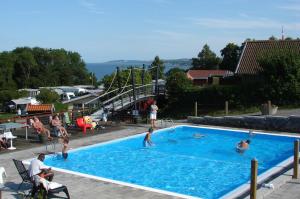 Bazén v ubytování Sandkaas Family Camping & Cottages nebo v jeho okolí