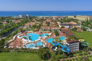 an aerial view of the water park at the resort at Club Hotel Turan Prince World - Kids Concept in Kizilagac