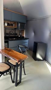 Kuchyňa alebo kuchynka v ubytovaní Domo da Montanha