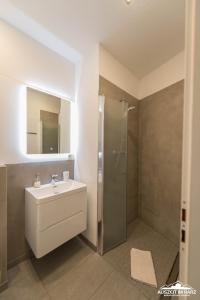 Ένα μπάνιο στο Auszeit-im-Harz Haus 1 Wohnung Wurmberg