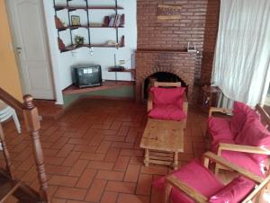 Χώρος καθιστικού στο Casa ABUELO WILSON Santa Teresita