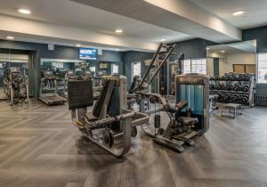 Fitness centrum a/nebo fitness zařízení v ubytování Four Points by Sheraton Anchorage Downtown