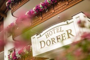 Certifikát, hodnocení, plakát nebo jiný dokument vystavený v ubytování Hotel Dorfer Alpine&Charming