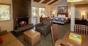 Posezení v ubytování Big Sur Lodge