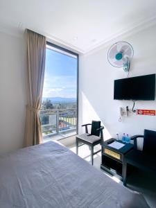 Postel nebo postele na pokoji v ubytování BING BONG HOTEL