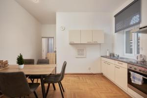 Köök või kööginurk majutusasutuses Schönbrunn Palace Apartments FREE Parking and 24h Check-In