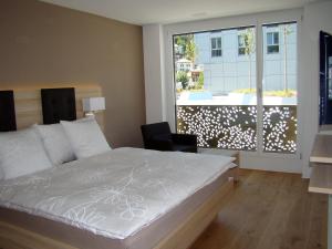 Cama o camas de una habitación en Centerpark Apartments