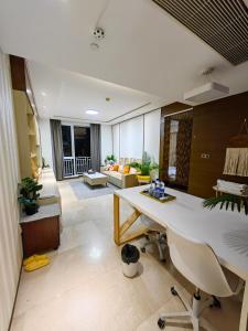 Posezení v ubytování 邻致公寓东站中汇店