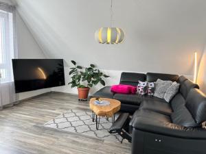 Χώρος καθιστικού στο Ferienhaus Stahl