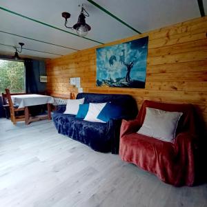 Postel nebo postele na pokoji v ubytování hébergement insolite