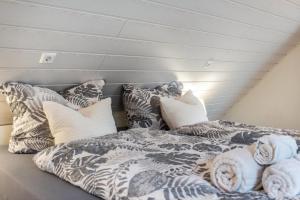 Ein Bett oder Betten in einem Zimmer der Unterkunft Opitz