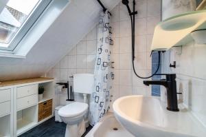 Ein Badezimmer in der Unterkunft Opitz