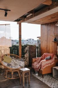 Posezení v ubytování Di House Đà Lạt
