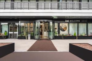 Welcome Hotel的门面或入口