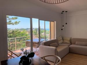 Et opholdsområde på Apartament Creu de Sant Pol