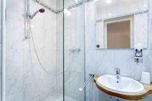 Koupelna v ubytování Hotel Westbahn