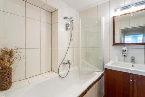 Koupelna v ubytování Hotel Westbahn