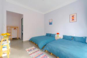 Posezení v ubytování Kim Little Hotel Dalat