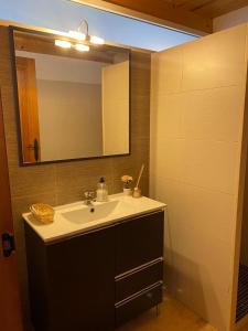 Koupelna v ubytování Hostal Espai Mediterrani