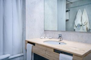 Koupelna v ubytování Hotel Bartos