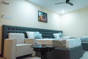 Posezení v ubytování HOTEL PAPILIO