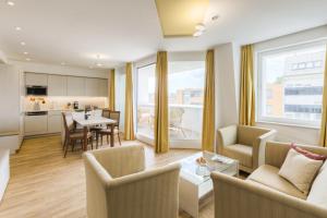 Kuchyňa alebo kuchynka v ubytovaní Vienna Grand Apartments DANUBE